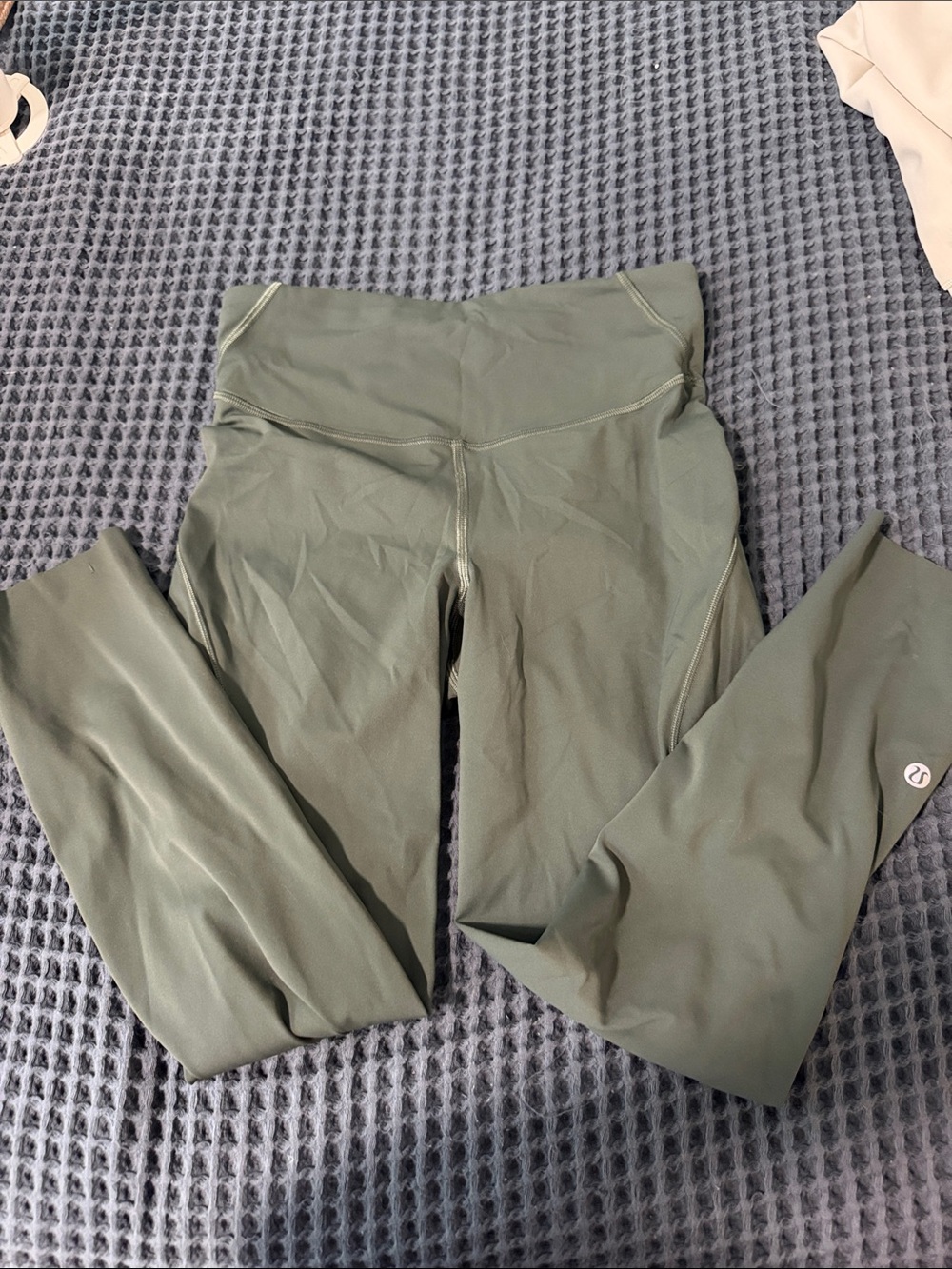 lululemon athletica Olive Green High-Rise Leggings